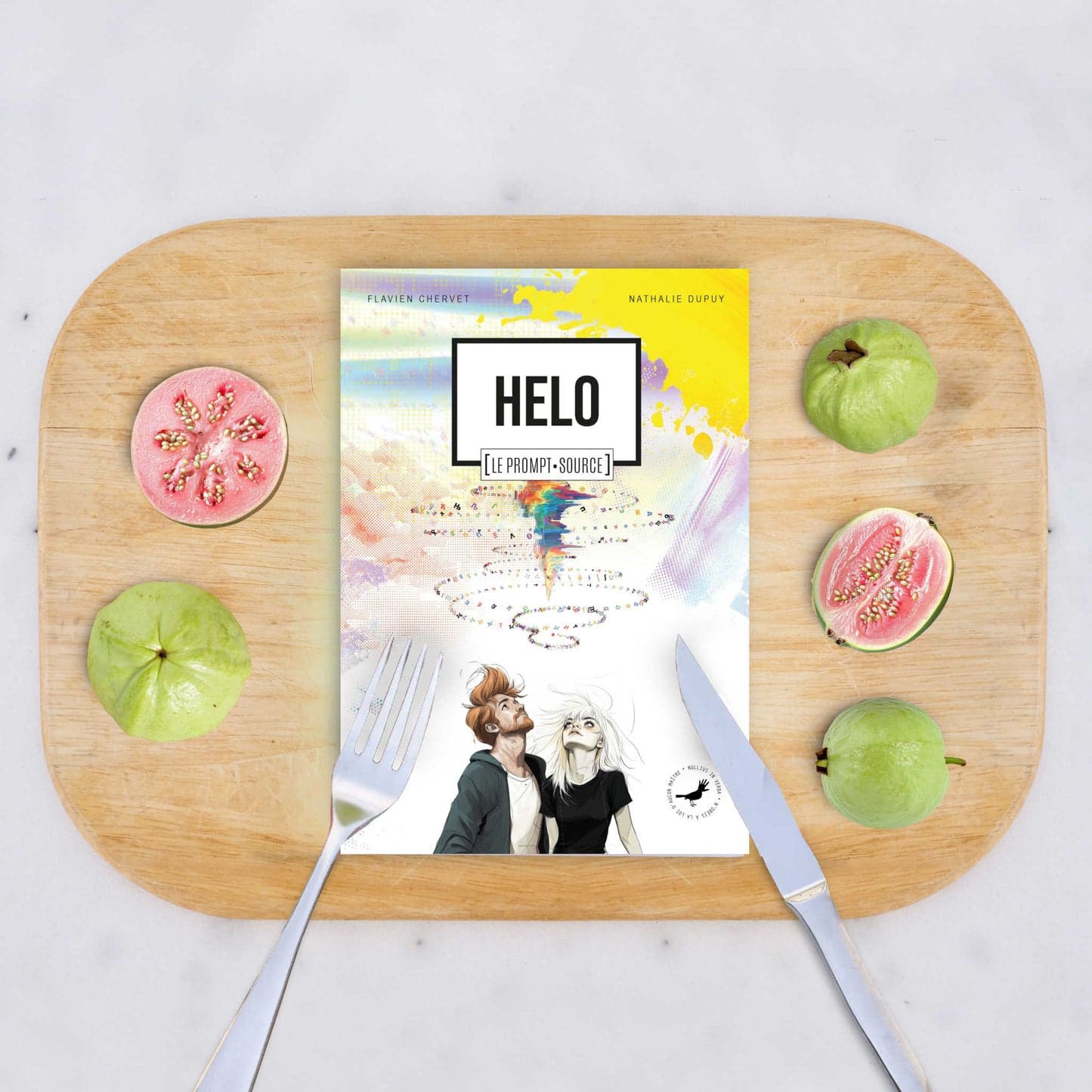 HELO - Le prompt.source, mise en scène de la couverture