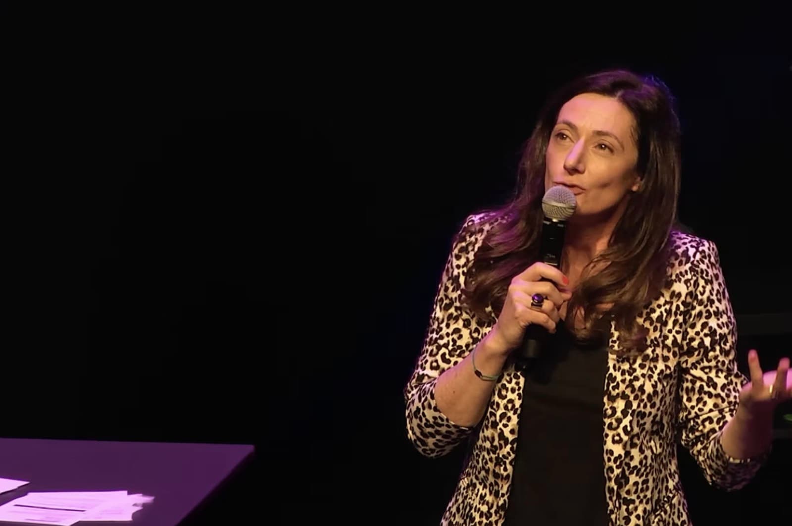Nathalie Dupuy sur scène