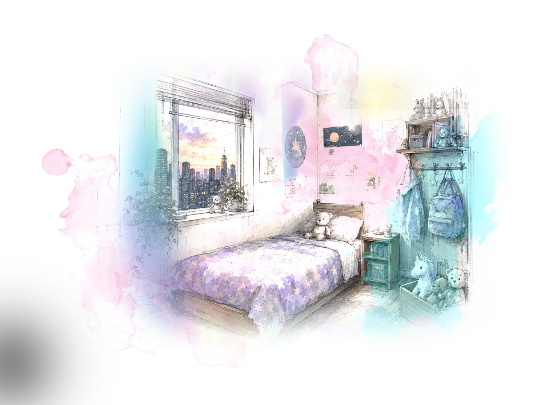 Recherche de décor HELO - la chambre d'enfant