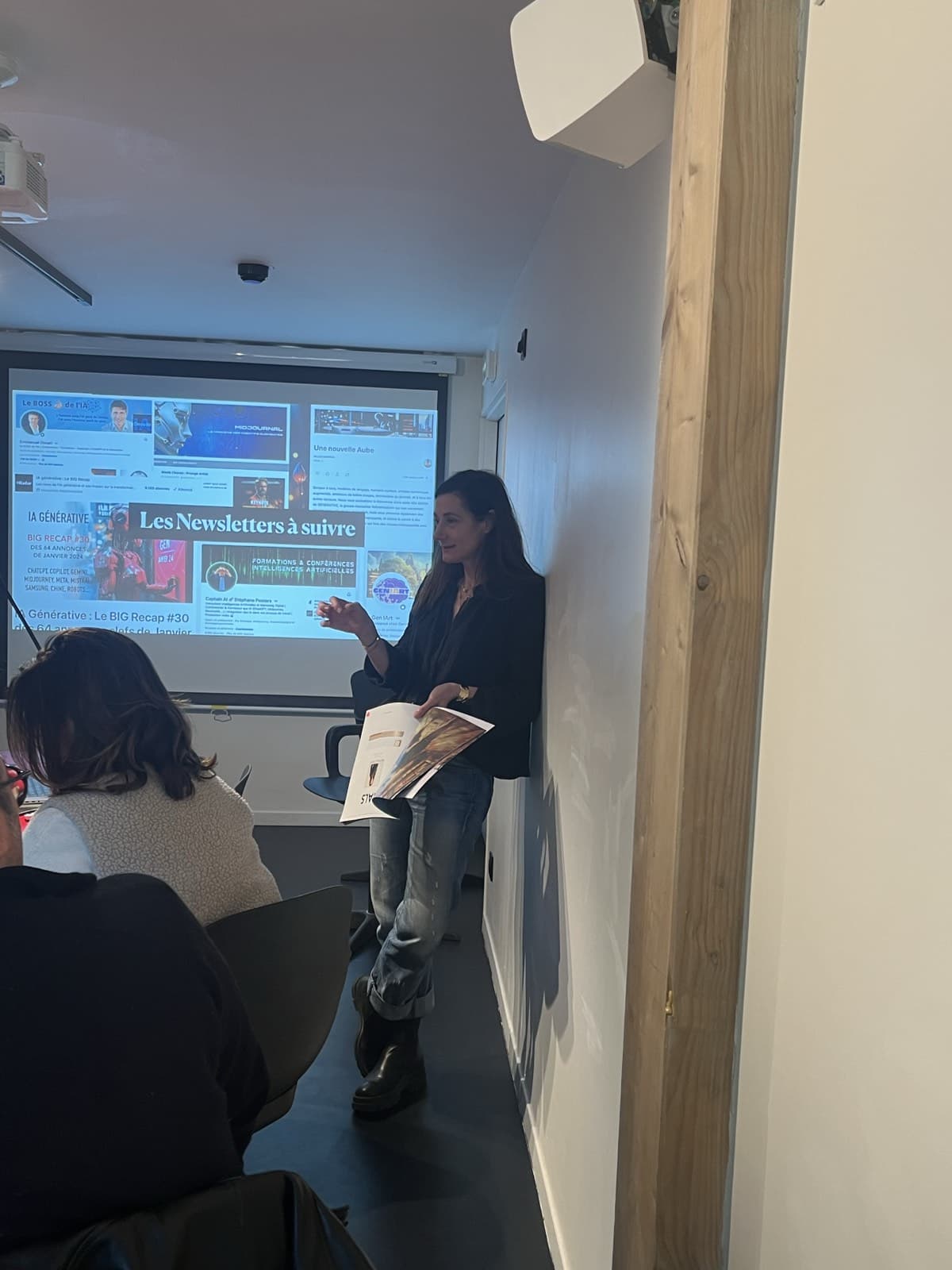 Nathalie Dupuy pendant une keynote